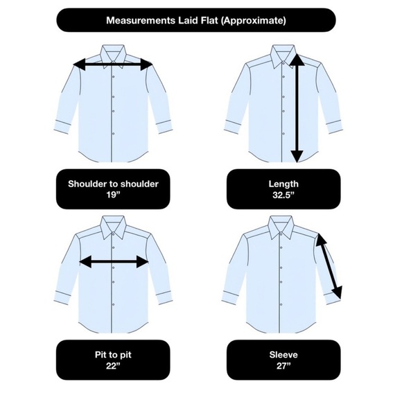 NWT Chaps Regular Fit Dress Shirt, Stretch collar, Non Iron, Size 15.5” 34/35 - Picture 15 of 15